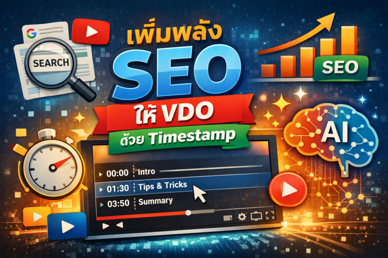 SEO ให้ Video ด้วย Timestamp