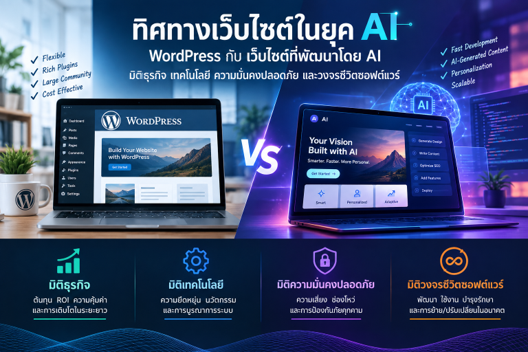 WordPress กับเว็บไซต์ AI