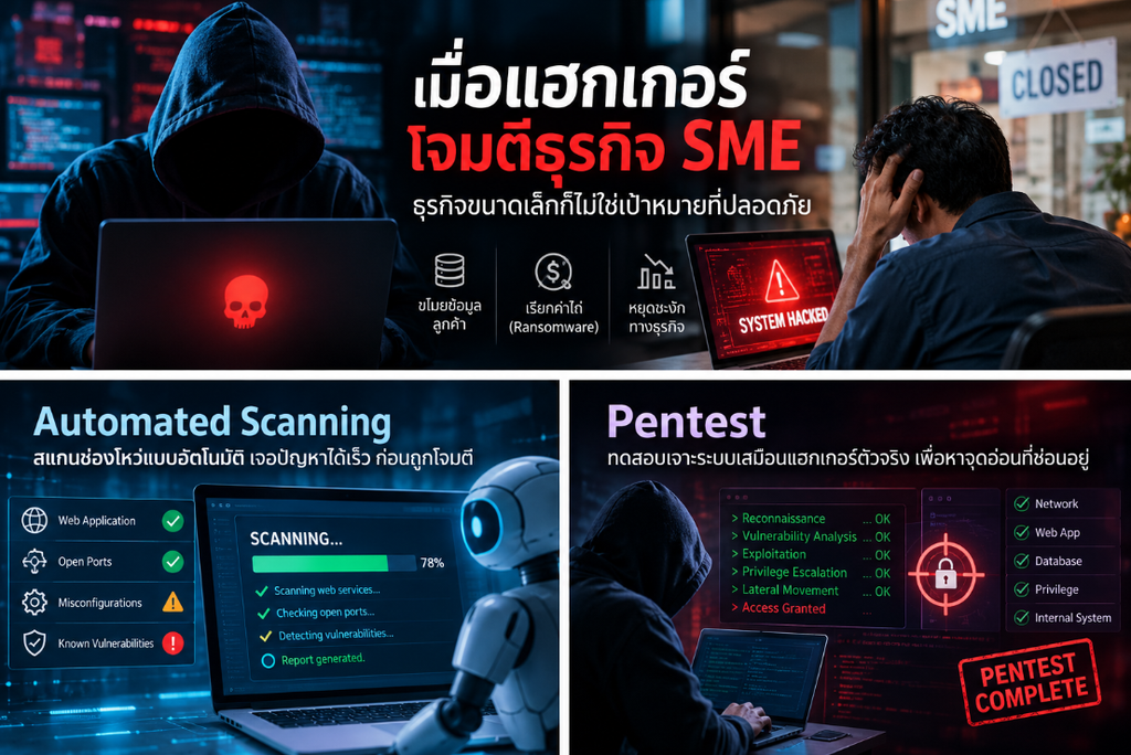 แฮกเกอร์โจมตีธุรกิจ SME อย่างไร